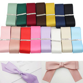 25mm优质韩国双面纯色棉带加厚织带哑光发饰蝴蝶结材料包装 丝带