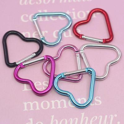 铝合金心形快挂扣 桃心爱心挂钩 背包外挂钥匙扣旅游登山扣