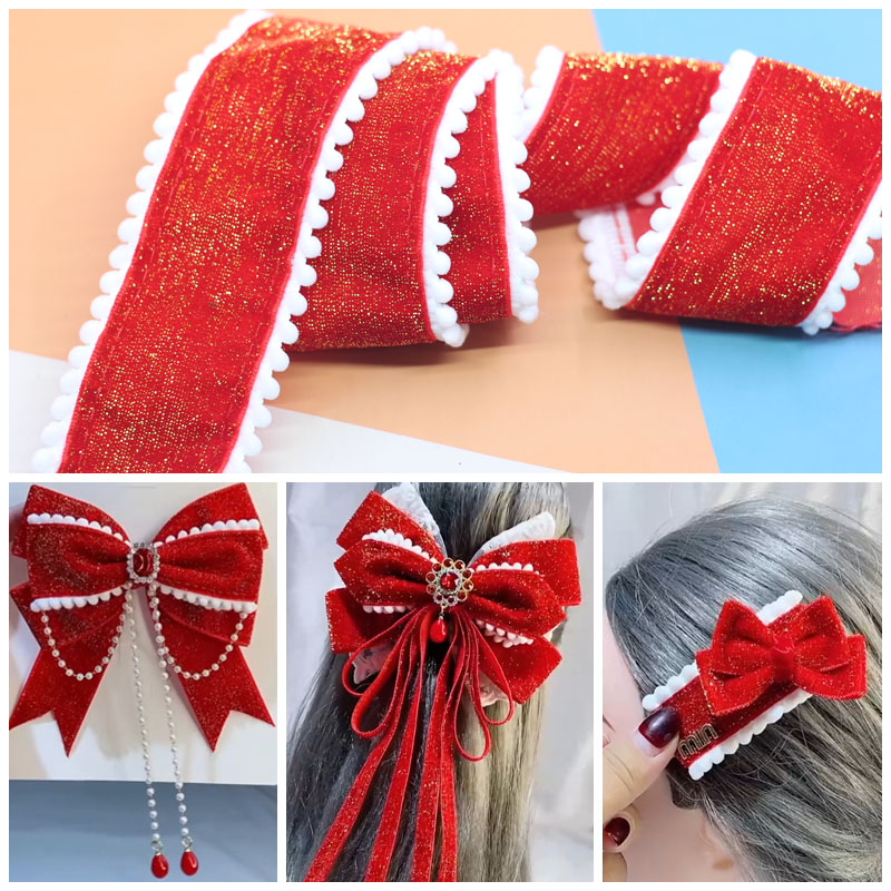 琪琪公主金丝植绒带diy手工制作