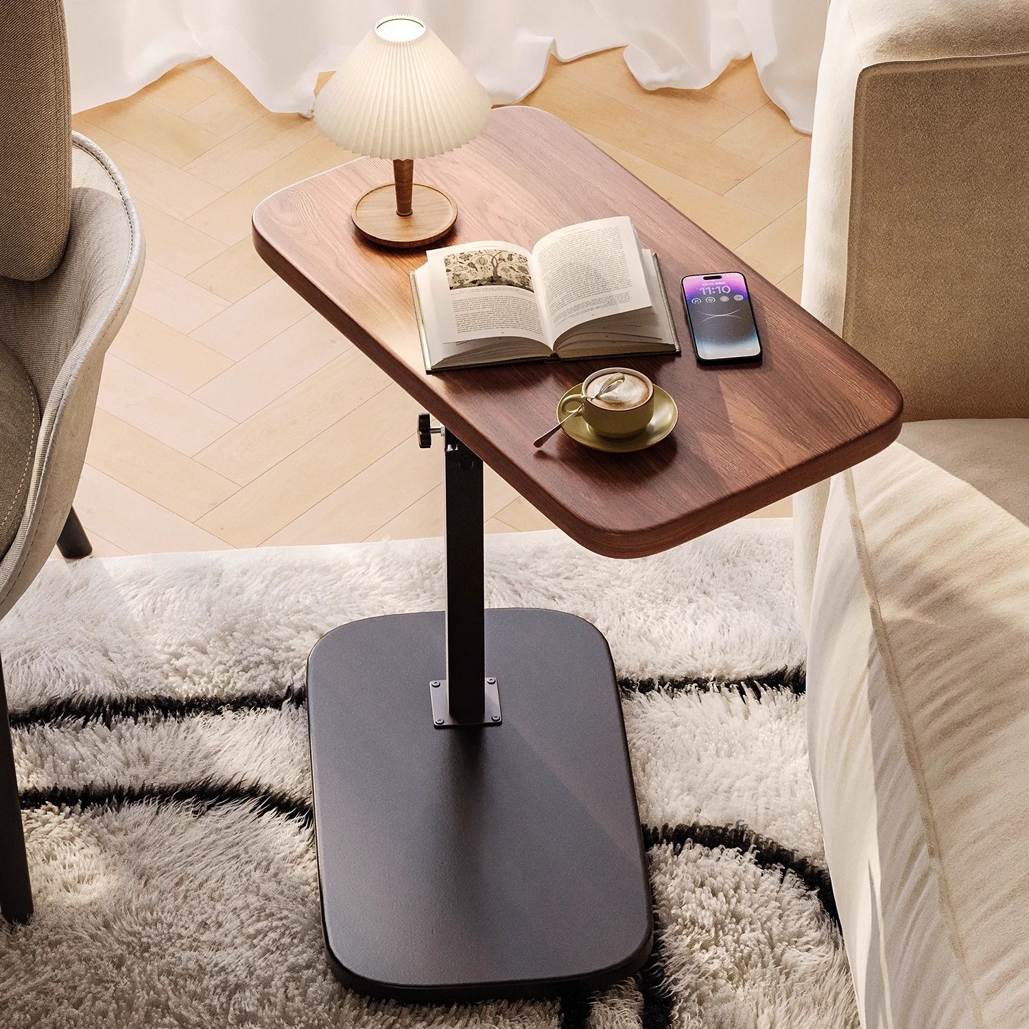 可升降沙发边几边桌客厅家用茶桌茶几小桌子卧室床边柜床头置物架