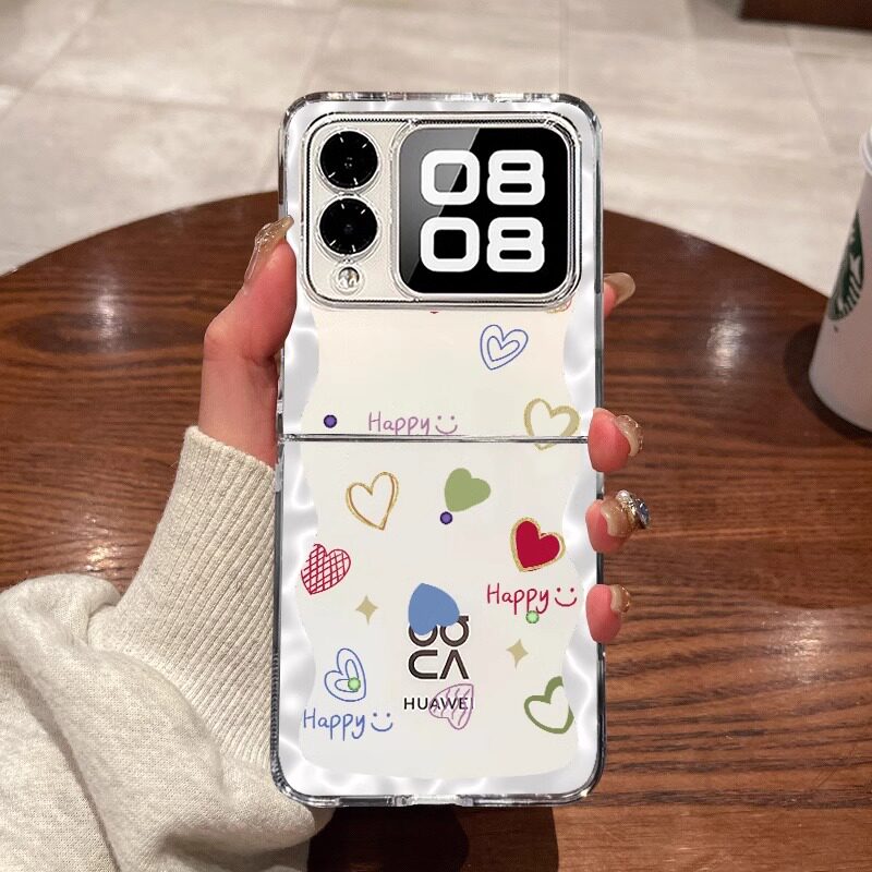 适用华为novaflip手机壳新款z闪钻爱心Nova Flip折叠屏透明保护套flip超薄后壳全包防摔个性nova女款ins,3C数码配件,手机保护套/壳,淘宝优惠券,粉丝福利购,淘宝优惠卷