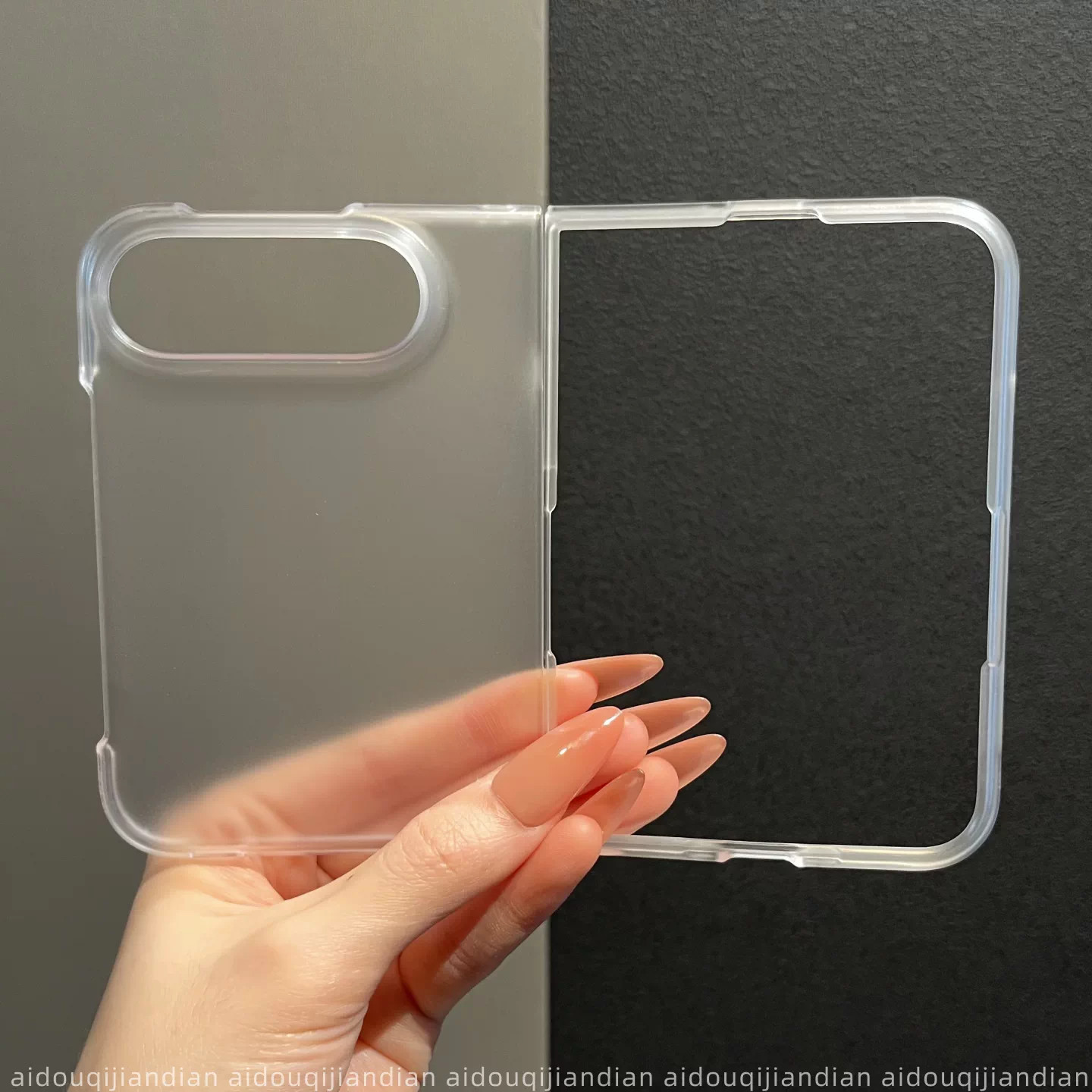 适用苹果duo iPhone Ultra手机壳折叠屏两段亚克力磨砂白简约高级感时尚百搭外壳ins风男女款防摔外壳质感