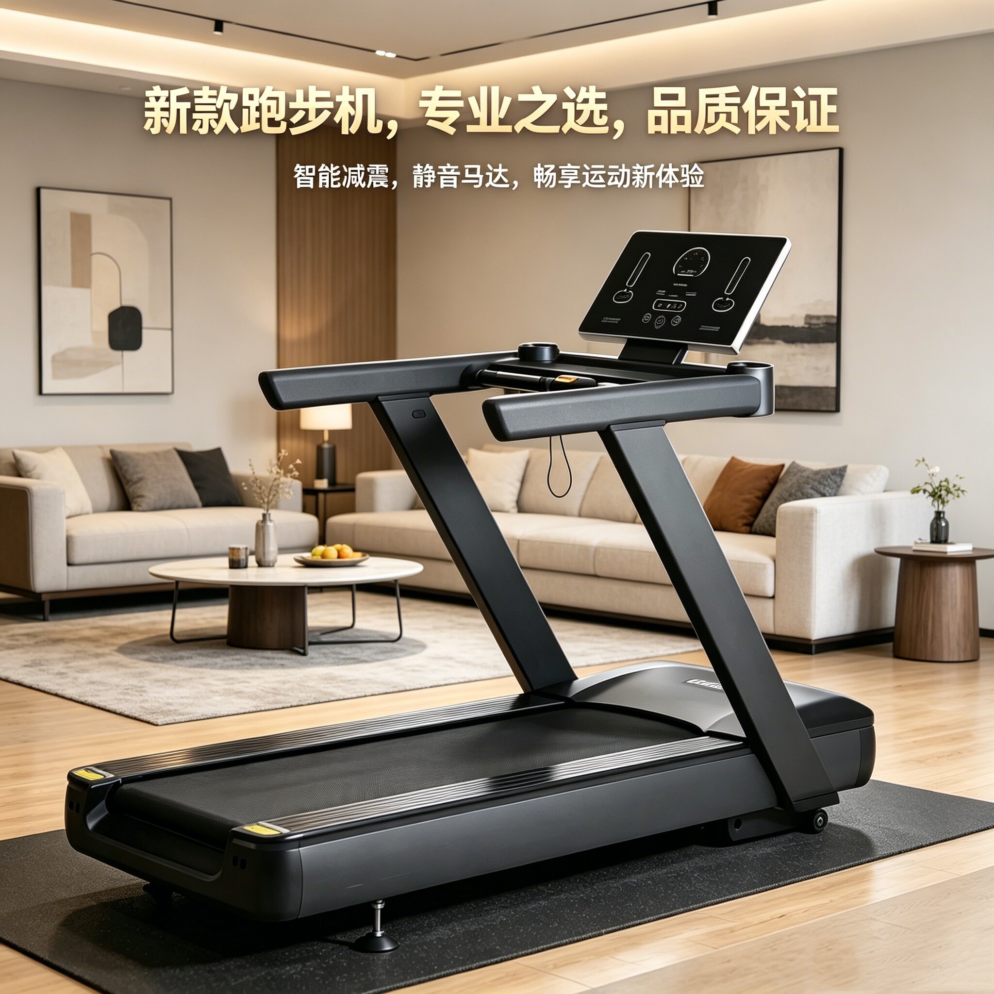 商用新款跑步机家用静音减震智能健身器材增强肌肉力量