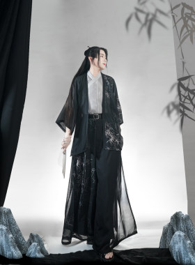 风雅司制2022棉麻透气汉服帅气