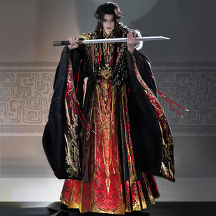 风雅司制原创王侯将相国风大典同款红金黑色权谋帝王系男女通款