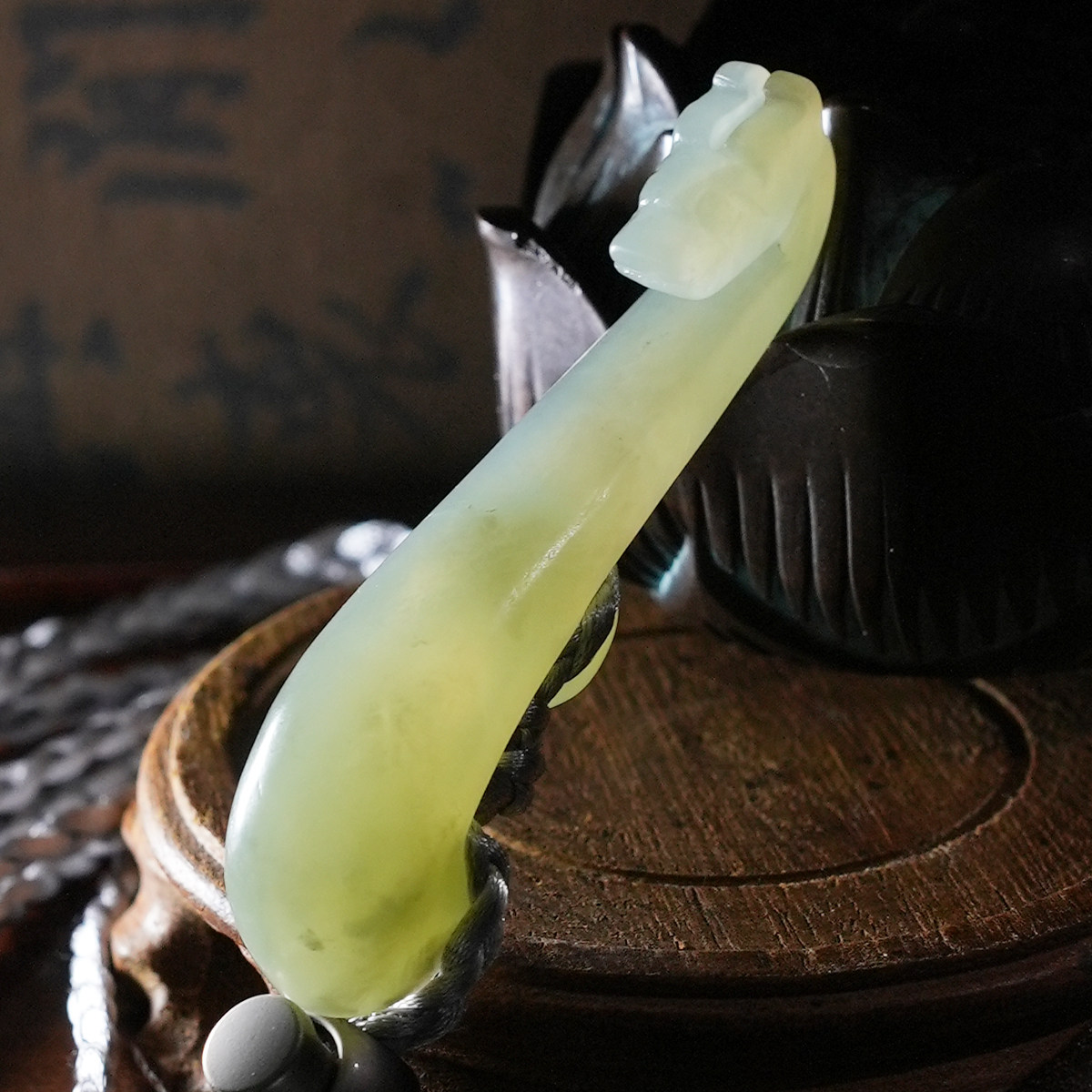 风雅司制真玉带勾腰绳汉服配饰通用银灰色流苏宫绦明制道袍圆领袍 - 封面