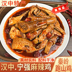 宁强麻辣鸡陕西汉中特产礼盒地方小吃零食美食麻辣鲜香跑山鸡