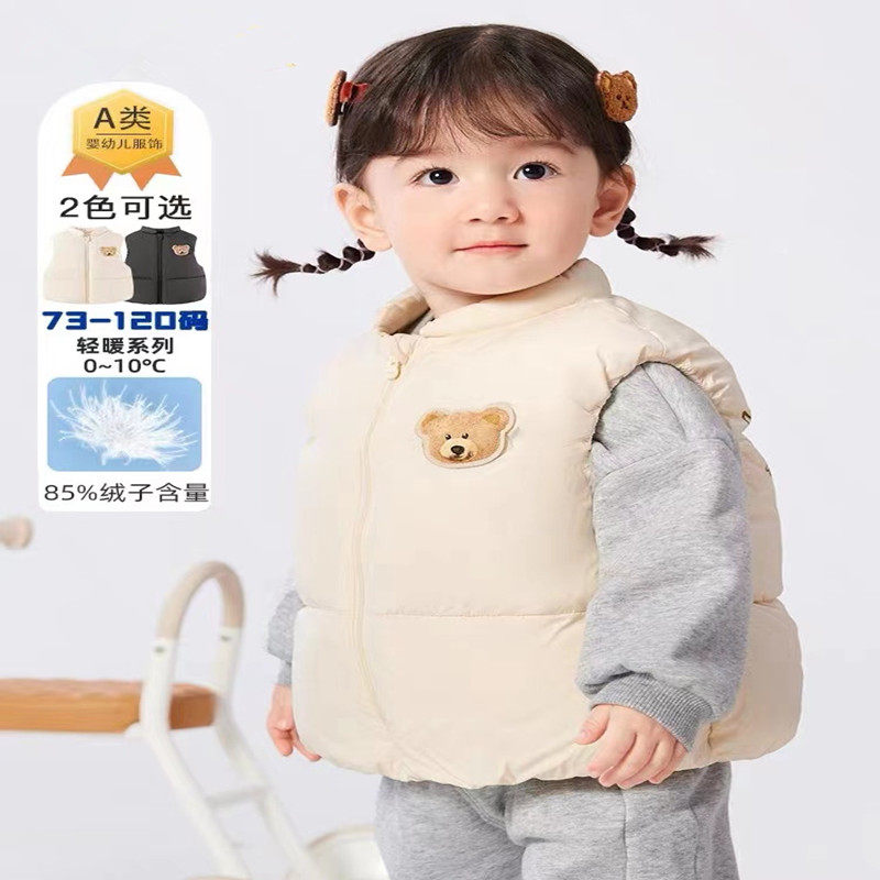 清仓鹿小糖宝宝马甲外穿2025新款婴儿羽绒服背心冬季加厚保暖时髦,童装/婴儿装/亲子装,羽绒马甲,淘宝优惠券,粉丝福利购,淘宝优惠卷