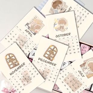 周深日历拍立得小卡】卡通深深高颜值周边物料生米应援LOMO卡