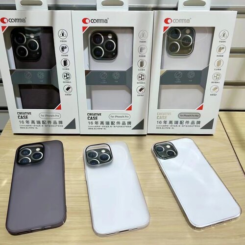 comma手机壳卫甲13promax透明壳14promax超薄硬壳抗菌壳12 15pro
