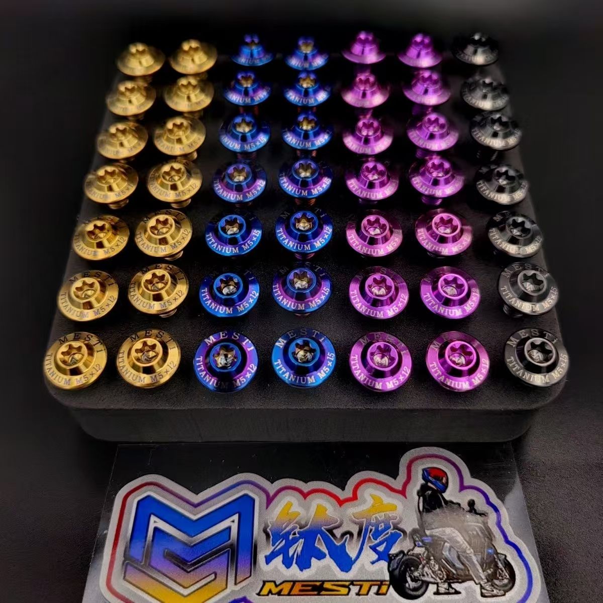 美斯钛合金M8伞头螺丝钉图片