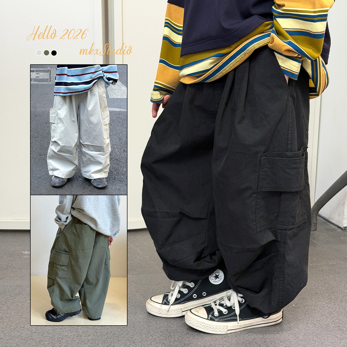 男童工装裤儿童春装裤子2026春季童装小男孩长裤洋气宽松阔腿裤潮,童装/婴儿装/亲子装,裤子,淘宝优惠券,粉丝福利购,淘宝优惠卷