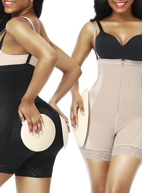 欧美丰臀丰胯塑身连体衣收腹塑形提臀翘臀垫假屁股扁平救星增假胯