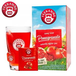 Teekanne恬康乐 波斯石榴味水果茶德国20个进口花果水果袋泡茶包