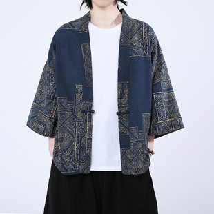 彝族衣服彝男披风外套四川大凉山民族服装云南傣族传统服饰上衣服