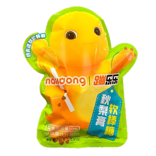 4个起 奶龙蹦乐乐秋梨膏软棒糖180g可爱造型儿童棒棒糖 包邮