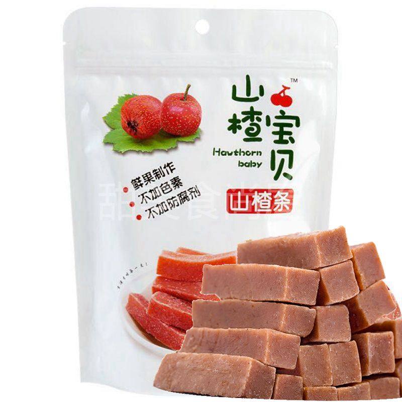 6袋起包邮强贞山楂宝贝六物山楂丸山楂条180g~360g零食蜜饯果脯果