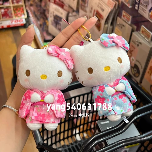 Hello Kitty, милая подвеска, кукла, плюшевый аксессуар на рюкзак, подарок на день рождения