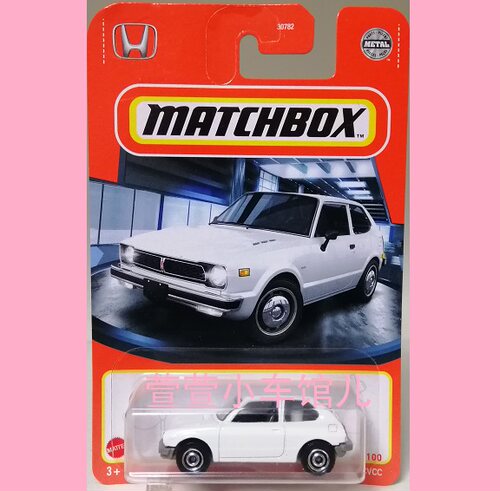 火柴盒MATCHBOX '76 本田 HONDA CVCC 跑车 1:64合金车模儿童玩具