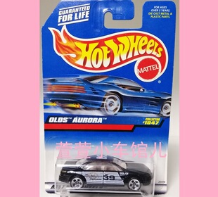 风火轮HOTWHEELS 奥德斯莫比尔OLDS AURORA警车1:64合金车模 绝版