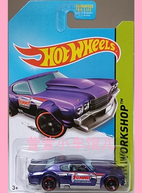 风火轮HOTWHEELS 70雪佛兰CHEVY CHEVELLE GULF海湾石油 1:64车模