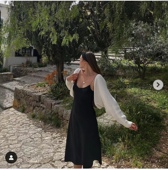 没有穿过这么舒服 再生纤维desig 黑色吊带显瘦V领纯色连衣裙