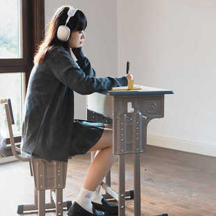 学院风JK纯棉 日系新款 2024秋冬制服百搭学生宽松日系长袖 针织开衫