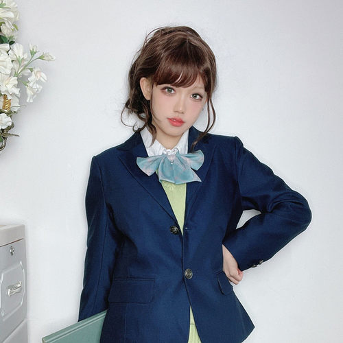 西装制服日系两粒扣外套学院风