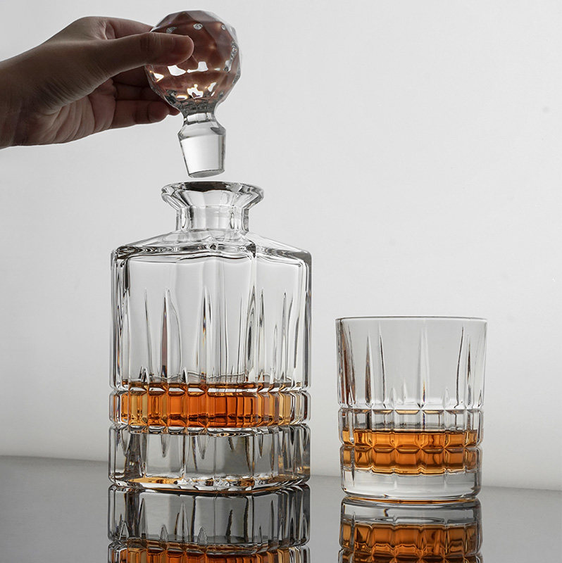 BOHEMIA捷克进口水晶玻璃酒具套装多佛经典威士忌酒樽酒杯送礼