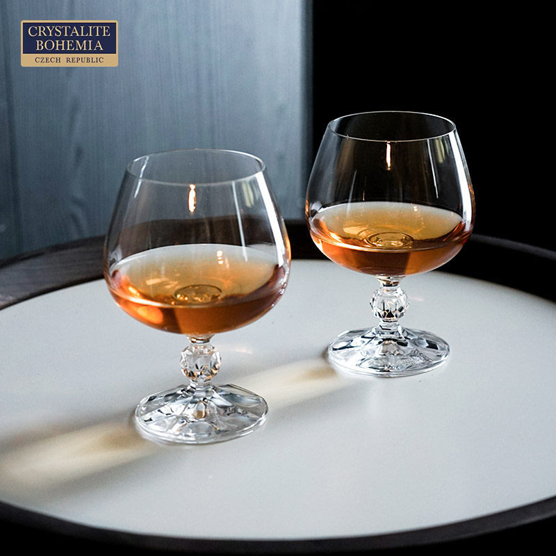 捷克进口BOHEMIA水晶玻璃白兰地杯干邑杯XO白兰地洋酒杯 酒吧家用