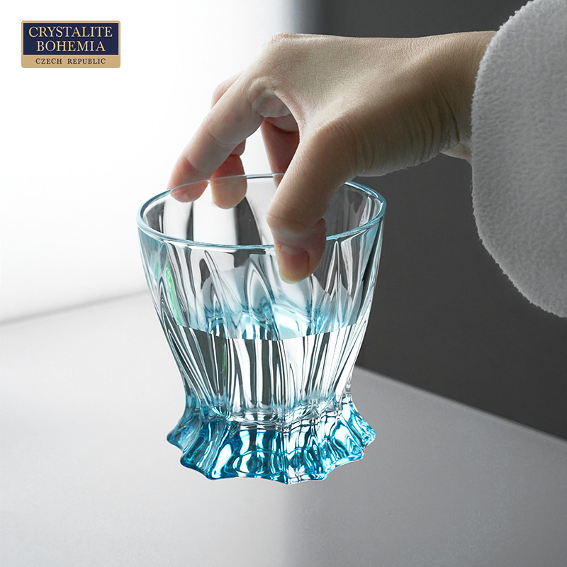 BOHEMIA捷克进口水晶玻璃威士忌杯 彩色高档洋酒杯子创意北欧礼品