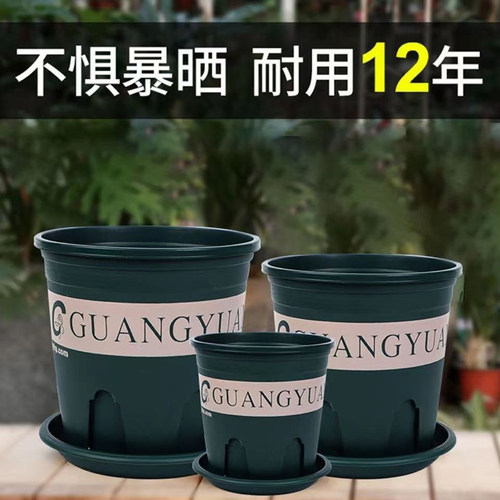绿萝控根花盆简约树脂厂家直销