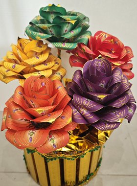 五七花材料包DIY折纸半成品