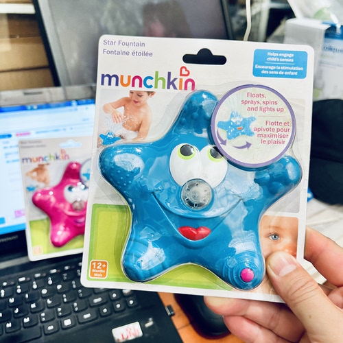 美国麦肯齐进口海星喷泉Munchkin 海星喷泉洗澡玩具