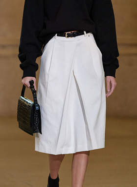 Facade pattern半身裙女秋夏款韩国设计师小众A字半裙半裙