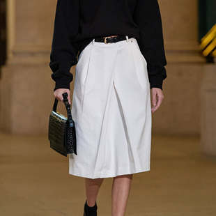 Facade pattern半身裙女秋夏款韩国设计师小众A字半裙半裙