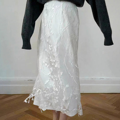 秋冬新品摩登极直筒半裙