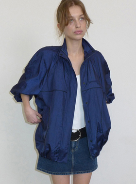 facade pattern夹克外套女2024新款overdueflair尼龙休闲短款上衣