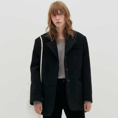 2024秋冬新款韩版宽松羊毛大衣