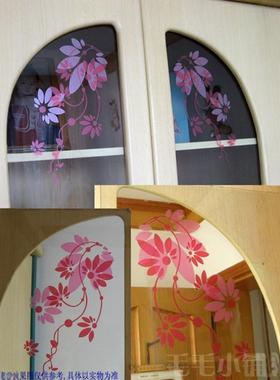 SW-189.2红色双面大盟水移画家具翻新橱柜台面瓷砖洁具玻璃贴花