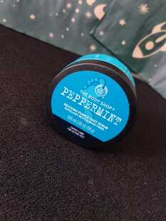 去脚部角质死皮 SHOP薄荷足部磨砂膏100ML 英国THE BODY