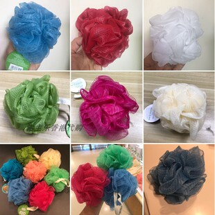 英国THE BODY SHOP清洁沐浴球柔软起泡球女生专用小号 大号