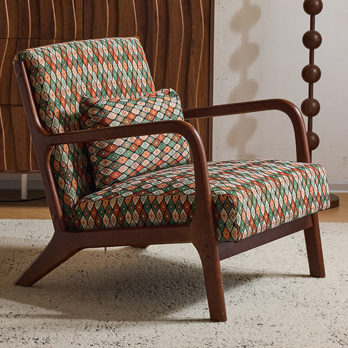 复古单人沙发十二年品质保障