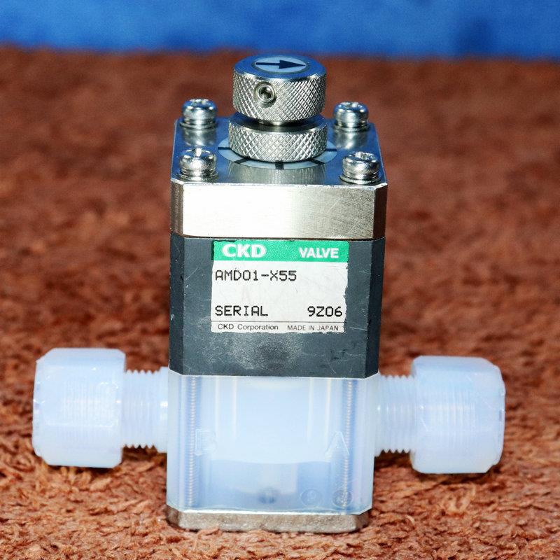 CKD药液阀气动阀隔膜阀型号AMD01-X55实物拍摄进口拆机成色好正品