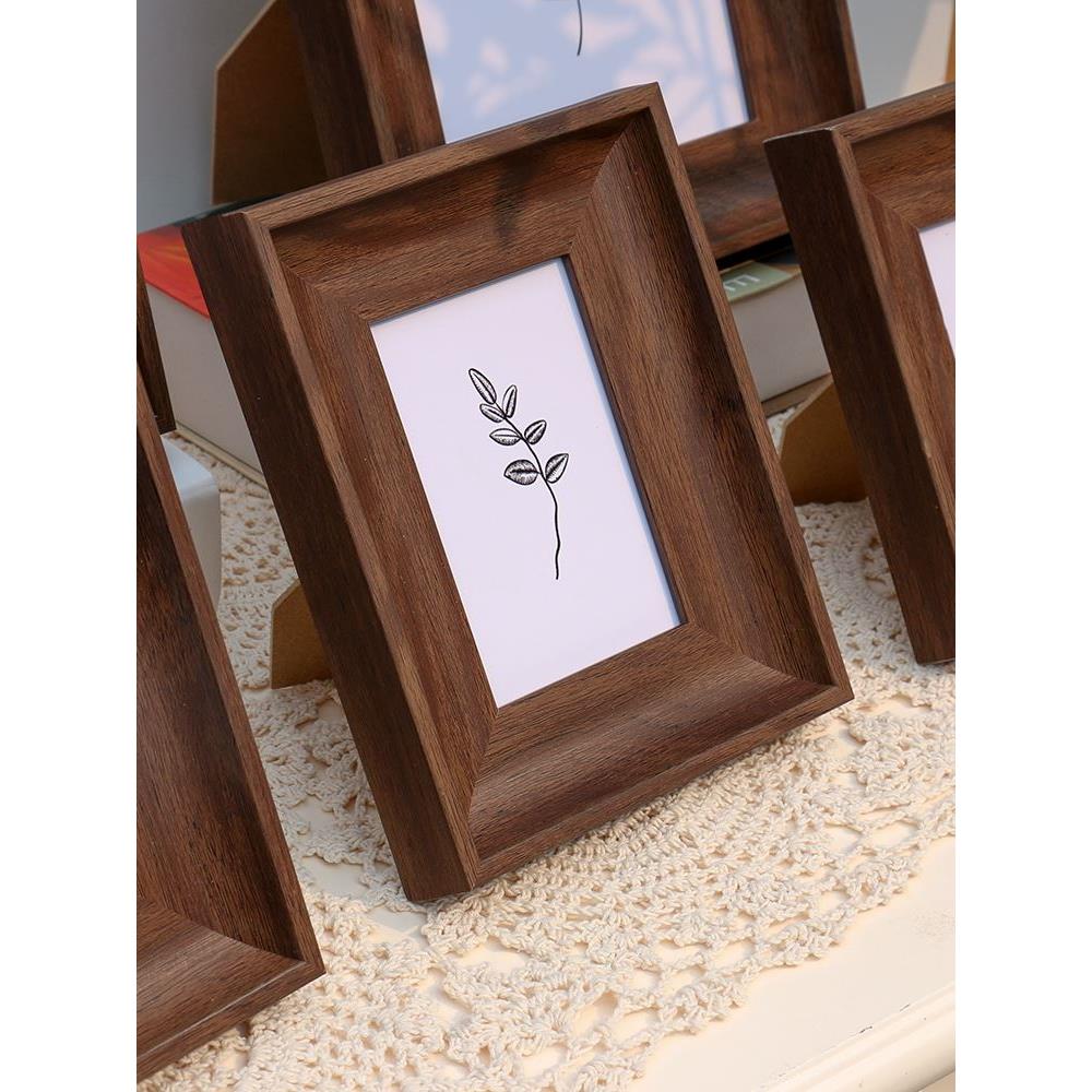 Nordic simple wooden photo frame square picture frames 相框