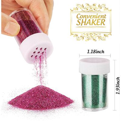 glitter for kids Craft Fine Glitter Powder Shake Jar toy亮片