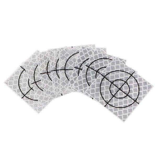 100 Pcs Reflector Sheet Reflective Tape Target Total