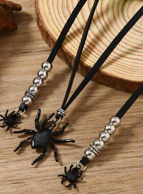 Halloween Spider Pendant Women