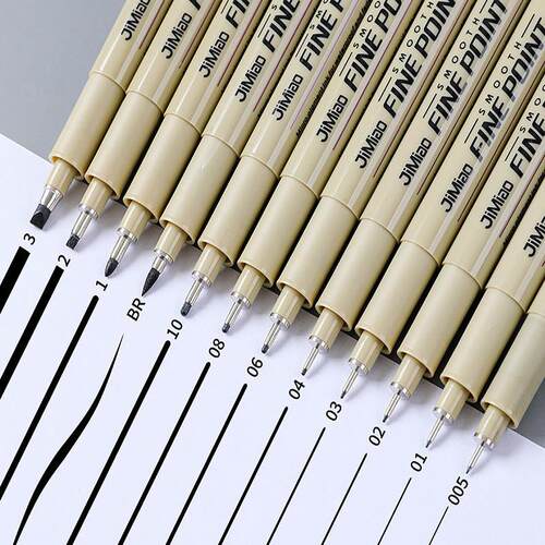waterproof Pigma Micron Fine Line Pen 005 01 02 03 04 08 BR
