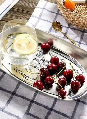 Kitchen Outdoor Picnic Tools Random Pattern Fruit Plate Snac